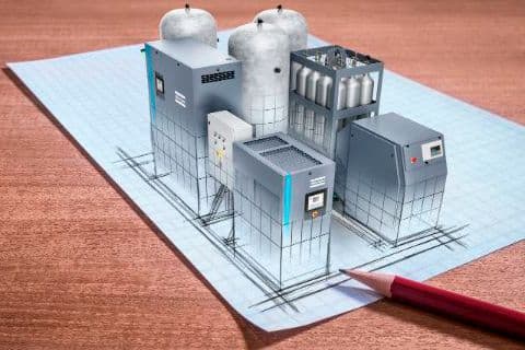 Основания под винтовые компрессоры